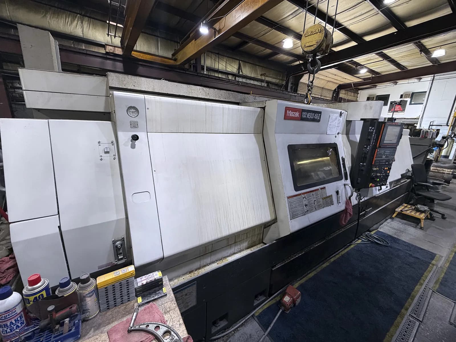 Mazak QTN 450 II 118" Between Centers 2008